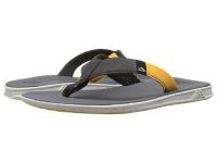 Latest Reef Thong Sandals for Men - Slammed Rover - Black/Yellow Sale Online